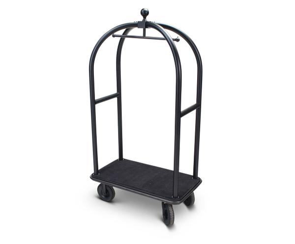2525 Birdcage Luggage Cart with custom textured black finish