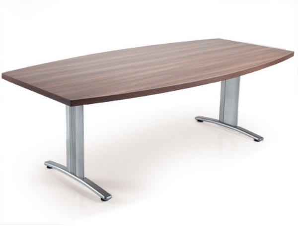 Oval meeting room table (also available with rounded corners)