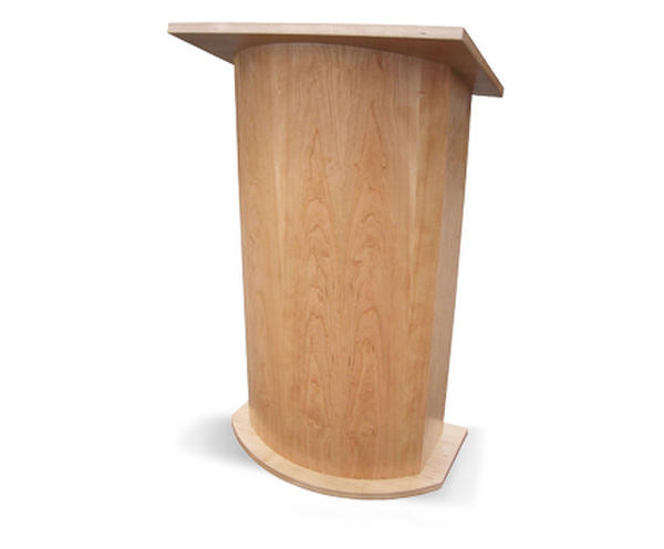 Civic wood veneer lectern