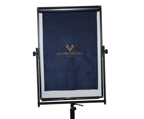 Standard flip chart cover with eyelets (covers A1 paper pad size)
