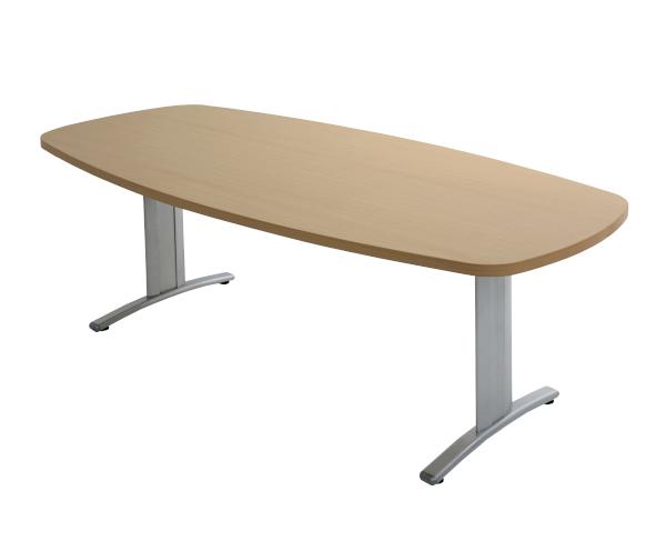 Oval boardroom table